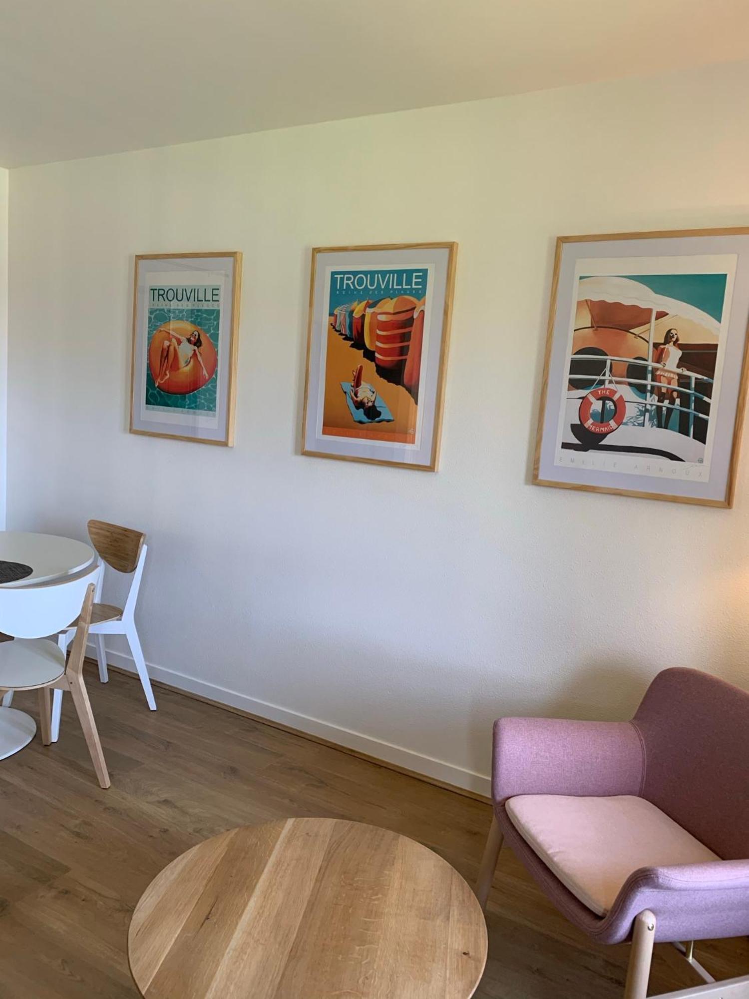 L'Appartement Vue Mer De La Villa Des Rosiers - Trouville Sur Mer Exterior foto
